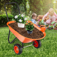 Vevor 317675 тачка транспортна тачка будівельна тачка штовхач 180кг 125х63х82см Vevor 317675 тачка транспортна тачка будівельна тачка штовхач 180кг 125х63х82см