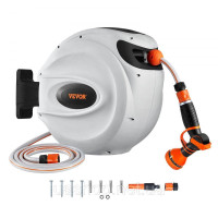 Vevor 317824 Котушка для шланга котушка для шланга водяна 35мх12мм з настінним кронштейном ручка для перенесення котушка для