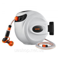 Vevor 317824 Котушка для шланга котушка для шланга водяна 35мх12мм з настінним кронштейном ручка для перенесення котушка для
