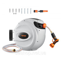 Vevor 317826 Котушка для шланга 12 мм х 40 м настінний ящик для шланга
