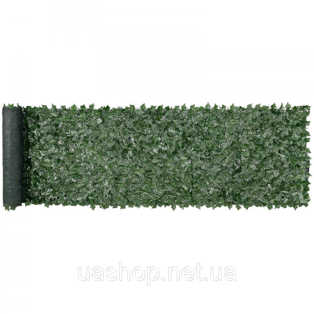 Vevor 317877 Огорожа для приватного життя 990x4010мм штучна зелена огорожа для приватного життя з плюща з сітчастою основою та