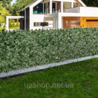 Vevor 317877 Огорожа для приватного життя 990x4010мм штучна зелена огорожа для приватного життя з плюща з сітчастою основою та Vevor 317877 Огорожа для приватного життя 990x4010мм штучна зелена огорожа для приватного життя з плюща з сітчастою основою та