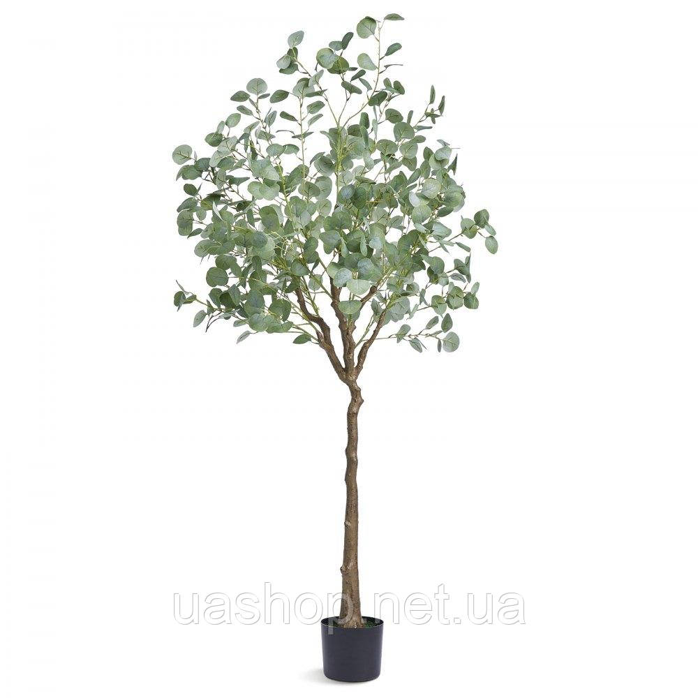 Vevor 317893 Евкаліпт штучний 80x80x181см Штучна рослина ПЕ Штучні рослини Підроблені пластикові рослини в горщику Штучна квітка