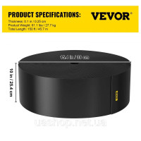 Vevor 317947 Пластиковий бордюр для газону 46 м 25,4 см Vevor 317947 Пластиковий бордюр для газону 46 м 25,4 см