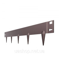 Vevor 317962 Бордюр для газону, 5 шт., 990 x 156 x 1,5 мм, металевий бордюр для клумби, бордюр для клумби, міцний бордюр для