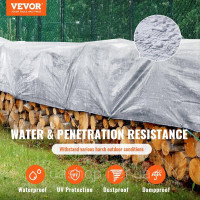 Vevor 317996 брезент PE тканинний брезент 487,7 x 609,6 см захисний брезент 10 mil дерев'яний брезент 12 x 12 тканинний садовий