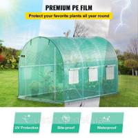 Vevor 318011 Тунельна теплиця, 3 x 2,1 x 2,1 м, переносна теплиця для рослин з оцинкованим сталевим каркасом, 1 верхньою планкою, Vevor 318011 Тунельна теплиця, 3 x 2,1 x 2,1 м, переносна теплиця для рослин з оцинкованим сталевим каркасом, 1 верхньою планкою,