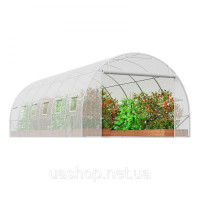 Vevor 318019 Теплиця тунель теплиця холодна каркасна томатний дім PE 590x295x198см білий