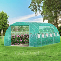 Vevor 318023 Теплиця з арочним дахом 6,1х3х2,1м Теплиця з плівки Оцинкований сталевий каркас і поліетиленова кришка Тепличний Vevor 318023 Теплиця з арочним дахом 6,1х3х2,1м Теплиця з плівки Оцинкований сталевий каркас і поліетиленова кришка Тепличний