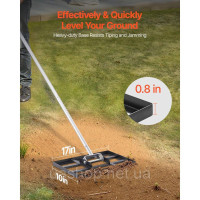 Vevor 318133 Граблі для вирівнювання газону Lawn Care 431x254x2140 мм