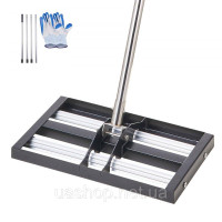Vevor 318135 Lawn Racel з Roll Level Rake Levellrake Lawn Care 254x431mm