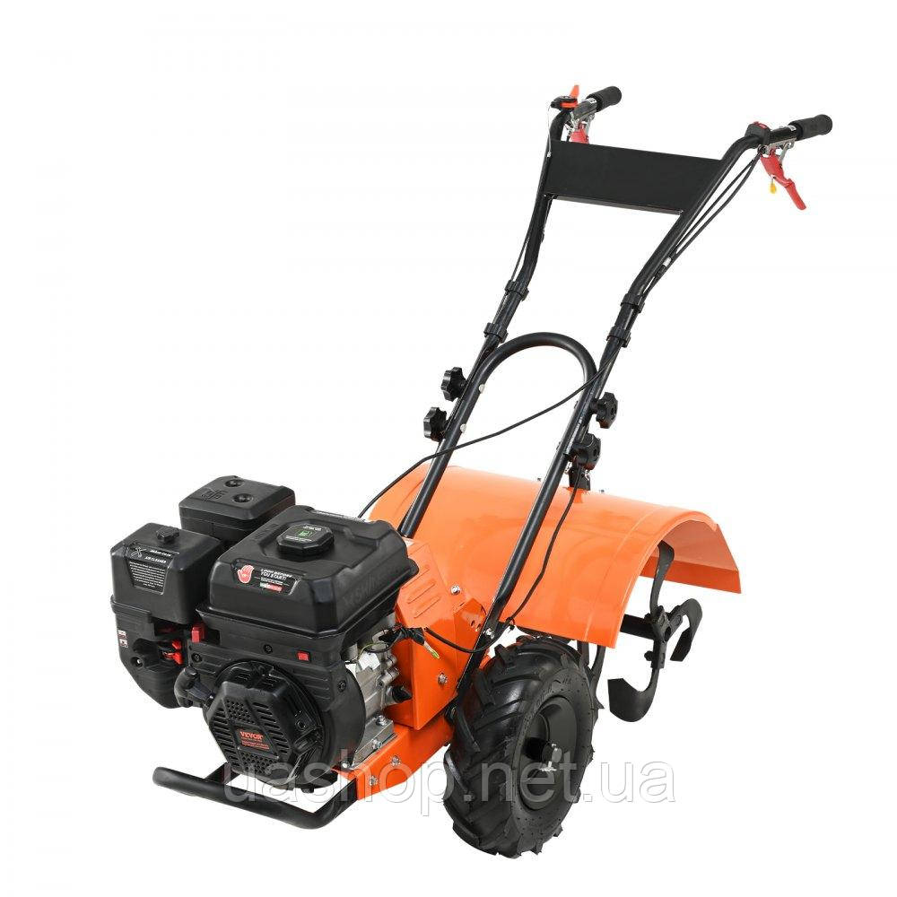 Vevor 318148 Культиватор/культиватор, газовий, 212 куб.см, 4-тактний садовий культиватор, газон, сад