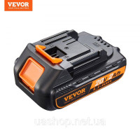 Vevor 318285 Замінний літієвий акумулятор 20V 2000mAh для електроінструментів, макс. вихідний струм 20A, акумулятор із захистом