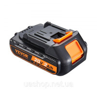 Vevor 318285 Замінний літієвий акумулятор 20V 2000mAh для електроінструментів, макс. вихідний струм 20A, акумулятор із захистом