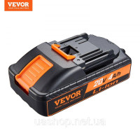 Vevor 318283 Замінна літієва батарея 20V 4000mAh для електроінструментів Макс. Акумулятор вихідного струму 40 А із захистом від