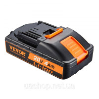 Vevor 318283 Замінна літієва батарея 20V 4000mAh для електроінструментів Макс. Акумулятор вихідного струму 40 А із захистом від