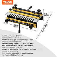 Vevor 318246 Зубчаста фреза, зубчаста фреза, фреза Vevor 318246 Зубчаста фреза, зубчаста фреза, фреза
