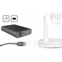 Настільний вентилятор Eberg TES з бездротовою зарядкою через USB