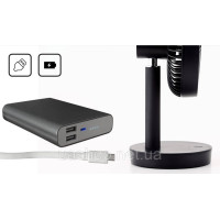 Настільний вентилятор Eberg TES з бездротовою зарядкою через USB