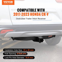 Vevor 310192 Фаркоп класу 3 з 2-дюймовим приймачем для Honda CR-V 2017-2023 Vevor 310192 Фаркоп класу 3 з 2-дюймовим приймачем для Honda CR-V 2017-2023