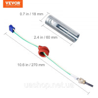 Vevor 310542 Комплект свічок розжарювання для дизельного обігрівача, деталь для повітряного дизельного стояночного обігрівача з Vevor 310542 Комплект свічок розжарювання для дизельного обігрівача, деталь для повітряного дизельного стояночного обігрівача з