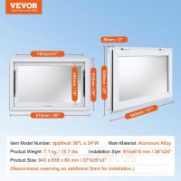 Vevor 311557 Вікно Vevvor Snack Server Window Food Truck Service Tnalk 915x610mmm Vevor 311557 Вікно Vevvor Snack Server Window Food Truck Service Tnalk 915x610mmm