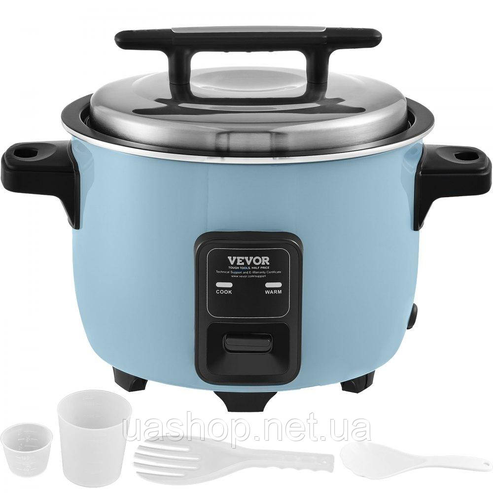 Vevor 311871 Коммерційна рисоварка, мультиварка, пароварка, рис, 50 чашок, 10 л
