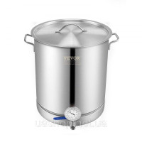Vevor 312130 Система пивоваріння Brewing Kettle, домашня система пивоваріння, 60,57 л, термометр, бродильний горщик