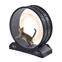 Vevor 313596 Бігова доріжка котяча бігова доріжка 80x34x85 см до 4 кг чорна