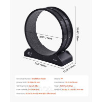 Vevor 313596 Бігова доріжка котяча бігова доріжка 80x34x85 см до 4 кг чорна