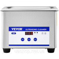 Vevor 313432 Ультразвуковий очищувач 0,8 л, ультразвуковий очищувач 40 кГц, очищувач ювелірних виробів ультразвуковий 35 Вт,