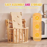 Vevor 314698 Pikler Трикутник Набір 5 в 1 Монтессорі Іграшка для лазіння Toddlers Wood