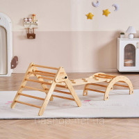 Vevor 314698 Pikler Трикутник Набір 5 в 1 Монтессорі Іграшка для лазіння Toddlers Wood
