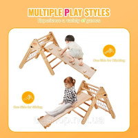 Vevor 314696 Pikler Трикутник 4 в 1 Монтессорі Іграшка для лазіння малюків 1-3 років Vevor 314696 Pikler Трикутник 4 в 1 Монтессорі Іграшка для лазіння малюків 1-3 років