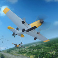 Vevor 314707 Літак RC, 2,4 ГГц 3-канальний літак з дистанційним керуванням та 6-осьовим гіростабілізатором, готова до польоту