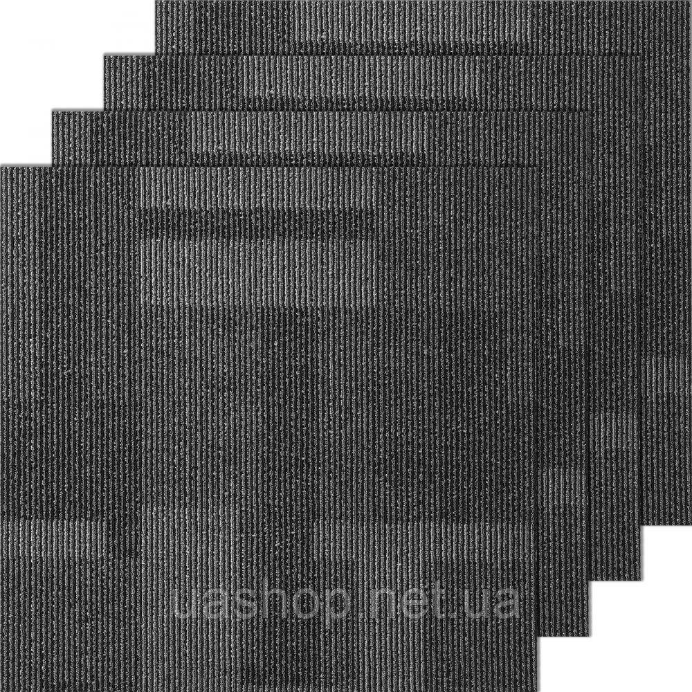 Vevor 315994 Килимова плитка, 610 x 610 мм, килим з прикріпленою підкладкою, м'яка килимова плитка з м'якою підкладкою, просте