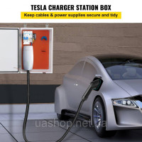 Vevor 316242 Коробка зарядної станції Tesla, 70 x 50 x 25 см, зовнішня коробка для кабелів, зарядна коробка, органайзер для Vevor 316242 Коробка зарядної станції Tesla, 70 x 50 x 25 см, зовнішня коробка для кабелів, зарядна коробка, органайзер для