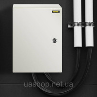 Vevor 316470 Розподільна шафа NEMA промисловий корпус, 40 x 30 x 20 см Сталева розподільна коробка NEMA 4X, водо- та Vevor 316470 Розподільна шафа NEMA промисловий корпус, 40 x 30 x 20 см Сталева розподільна коробка NEMA 4X, водо- та