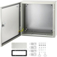 Vevor 316476 Розподільна шафа NEMA промислова, 40 x 40 x 15 см Сталева розподільна шафа NEMA 4X, водонепроникна та пилонепроникна