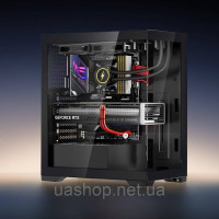 Vevor 316602 Ігровий корпус Mid-Tower для ПК з 2 вентиляторами 120 мм для материнської плати ATX