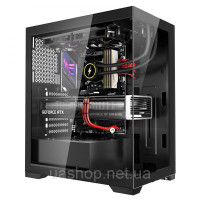Vevor 316602 Ігровий корпус Mid-Tower для ПК з 2 вентиляторами 120 мм для материнської плати ATX
