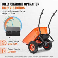 Vevor 317669 тачка транспортна тачка будівельна тачка штовхач 260кг 167х76х78см Vevor 317669 тачка транспортна тачка будівельна тачка штовхач 260кг 167х76х78см
