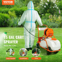 Vevor 317804 Обприскувач Напірний обприскувач Рюкзаковий обприскувач Садовий обприскувач 60л 0-90PSI
