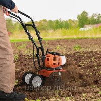 Vevor 318149 Садовий культиватор 43CC потужність газовий потужність культиватора 300мм ширина захвату потужність культиватора