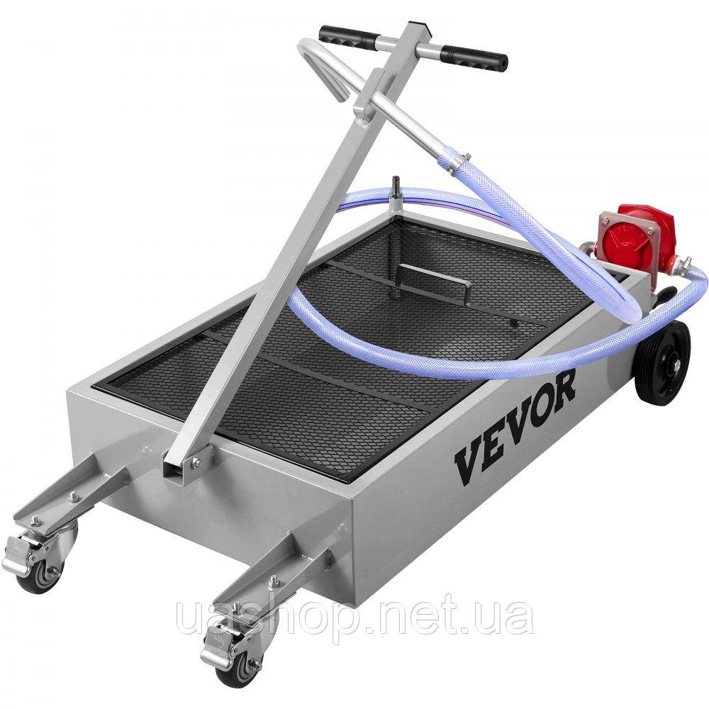 Vevor 310752 Піддон для зливу оливи, бак для зливу оливи об'ємом 56,8 л, плоский піддон для зливу оливи, піддон для заміни оливи