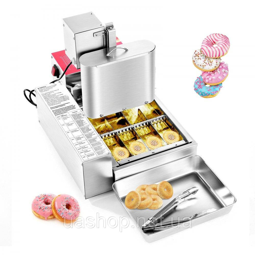 Vevor 311843 Автоматична машина для виробництва пончиків, комерційна, 4 ряди, 240 шт./год