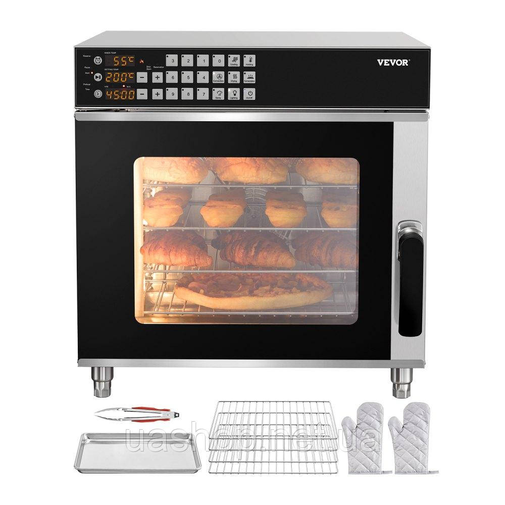 Vevor 311888 Конвекційна піч Професійний тостер Baker з нержавіючої сталі 58 л