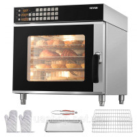 Vevor 311888 Конвекційна піч Професійний тостер Baker з нержавіючої сталі 58 л
