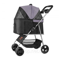Vevor 313718 Коляска для собак Pet Buggy Foldable 4 Wheels Dog Buggy Домашні тварини до 16,9 кг Vevor 313718 Коляска для собак Pet Buggy Foldable 4 Wheels Dog Buggy Домашні тварини до 16,9 кг
