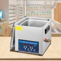 Vevor 313444 Ультразвуковий очищувач 10 л, ультразвуковий очищувач 260 Вт, двочастотний ультразвуковий очищувач, очищувач Vevor 313444 Ультразвуковий очищувач 10 л, ультразвуковий очищувач 260 Вт, двочастотний ультразвуковий очищувач, очищувач